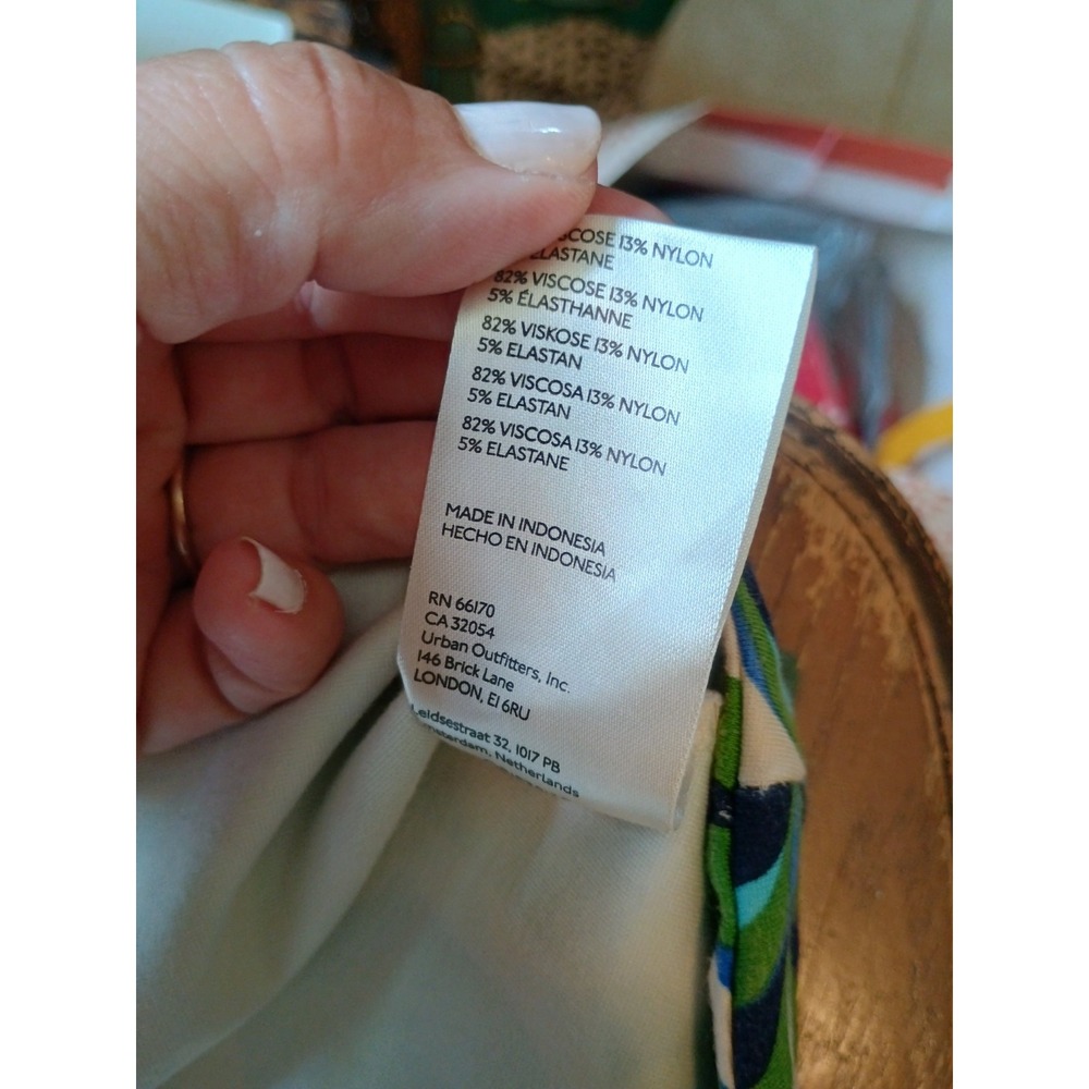 Maeve by Anthropologie Geometric Print Mini Skirt with Front Pockets XS - Picture 7 of 7